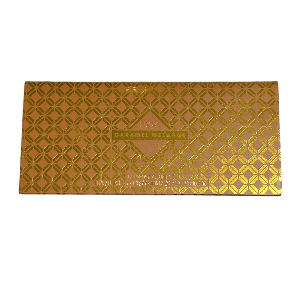 NWT Authentic Zoeva Caramel Melange Eyeshadow Palette NEW 10 SHADES